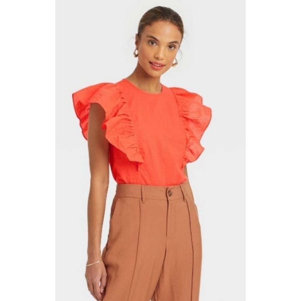 A New Day Flutter Sleeve Top